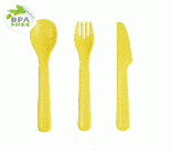 4 KPL SZTUĆCE (NÓZ WIDELEC ŁYŻKA)  17,5 CM