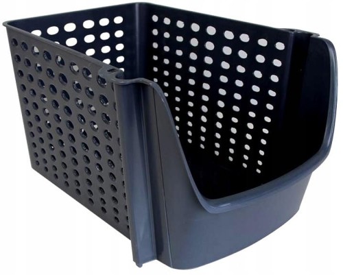 Kosz ażurowy sztaplowany 29×21,5×15,9 cm Organizer do lodówki i szafki