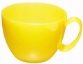 Filiżanki plastikowe z uchem 6x250 ml nietłukące mix kolorów SAGAD Weekend