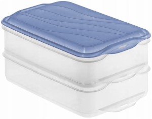 Pojemnik ROTHO RONDO 2w1 – 2x1,35L do żywności bez BPA zmywarka lodówka