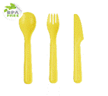 4 KPL SZTUĆCE (NÓZ WIDELEC ŁYŻKA)  17,5 CM