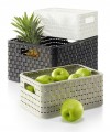 Kosz COUNTRY 18 L capuccino rattanowy Rotho A4 pojemnik organizer