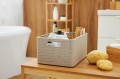 Kosz COUNTRY 18 L capuccino rattanowy Rotho A4 pojemnik organizer