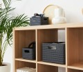 Kosz COUNTRY 18 L antracyt rattanowy Rotho A4 pojemnik organizer